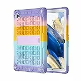 XZC Custodia per Samsung Galaxy Tab A8 10.5'' 2022 (SM-X200/X205/X207) resistente antiurto Push Pop Cover con portamatite/tracolla (Samsung Galaxy Tab A8 10.5 pollici 2022)