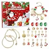 Naler Calendario Avvento 2023 Bambina,Calendario Avvento Gioielli Calendario dell Avvento 2023 Bracciali Calendario Avvento Fai da te Regali Calendario Avvento per Ragazza 5 6 7 8 9 10 11 12 Anni
