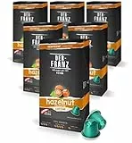 Capsule di caffè compatibili Nespresso, 6 x 10 Capsule, aromatizzato alla Nocciola