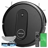 Vactidy Robot Aspirapolvere Lavapavimenti T7, Aspirapolvere Robot Serbatoio Acqua Elettrico 2-In-1,WiFi/App/Alexa/Siri/Google/IFTTT,per Tappeti,Peli di Animali,Pavimento,Capelli
