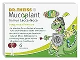 Dr. Thiess Mucoplant Kids Immun Lecca Lecca - Integratore Normali Difese Immunitarie Bambini, 6 Chupa Chupa 60 g per Normale Funzionamento del Sistema Immunitario, con Vitamina C e Estratti di Sambuco