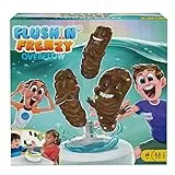 Mattel Games - ​Acchiappa la Cacca Turbo, gioco per bambini con water giocattolo, 3 pezzi di cacca, 1 dado e istruzioni, Giocattolo per Bambini 5+ Anni, GND67