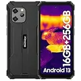 Blackview BV8900 Android 13 Rugged Smartphone con Termocamera, 16GB+256GB(1TB TF)/Helio P90, 10000mAh/33W, 64MP+16MP, 6.5''FHD+/Corning Gorilla Glass 6+, NFC/Google Lens/USB 3.0/Modalità Guanto