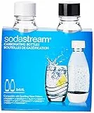 SodaStream 2 Bottiglie per Gasatore d'acqua, Plastica, Capienza 0,5 litri