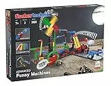 fischertechnik 551588 Advanced Funny Machines – Costruzioni per Bambini da 7 Anni, Set di esperimenti a Circuito con Vari Effetti Azione Reazione, Inclusa catapulta e Cannone di Gauss