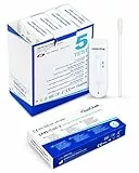 Adeste – 5 scatole test COVID 19 Tamponi Rapidi Nasali. Validato Nuove Varianti Settembre 2023. Sensibilità 100% a carica virale alta. Certificati per uso Domestico