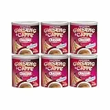 Crastan Preparato per Bevanda solubile Ginseng & Caffè da zuccherare - 6 Barattoli da 200g [tot. 1.2kg]