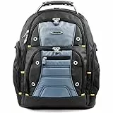 Targus Drifter TSB238EU - Zaino con capacità 32 L, ideale per lavoratori, studenti e videogiocatori, adatto per la maggior parte dei notebook con schermo fino a 15,6”, nero e grigio