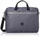 Kipling KERRIS Borsa Messenger, 40 cm, 15 L, Nero (Charcoal)