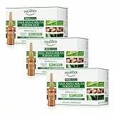 Equilibra Capelli, Fiale Anti-Caduta Fortificanti, per Aiutare a Prevenire e Rallentare la Caduta dei Capelli e per Fortificare la Capigliatura, a Base di Aloe Vera, Olio di Argan, 3 Pezzi da 10 Fiale