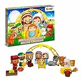 CRAZE, Calendario avvento bambini 2022, Calendario dell' avvento, giocattoli per bambini, 24 sorprese, natale decorazioni, presepe accessori 40812