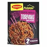 MAGGI FUSIAN Teriyaki Noodles Orientali, 12 confezioni da 130 gr (1.56 kg)