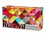 Renova 200067196 Fazzoletti Viso, 80 fazzoletti per confezione, bicolore, 22.5 x 21 cm