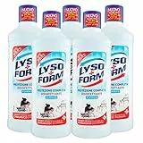 5x Lysoform Protezione Completa Disinfettante Classico Pavimenti Presidio Medico Chirurgico - 5 Flaconi da 1,25 litri ognuno