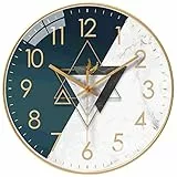 Cooltto 12inch Orologio Da Parete Moderno E Artistico Orologio Rotondo Silenzioso E Non Ticchettante Per Camera Da Letto Soggiorno Bagno Cucina