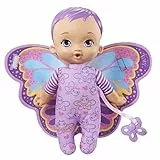 My Garden Baby- Bambola Baby Farfalla Colore Lilla al Profumo di Gelsomino Morbida e con Ali di Peluche, Giocattolo per Bambini 18+Mesi, HBH39