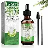 Olio Essenziale di Rosmarino per Capelli Crescita, Rosemary Essential Oil for Hair Growth, per Capelli Secchi e Danneggiati, Stimolano la Crescita dei Capelli, Nutrono Il Cuoio Capelluto, 60 ml