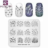 KADS Nail Art Image Stamp Stamping Plates with Cute Design of Animal per Nail Art Decoration e Nail Art fai da te (NA016)