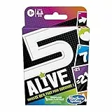 Hasbro Gaming 5 Alive, Gioco di carte per bambini, Gioco Amusante per la famiglia a partire da 8 anni, da 2 a 6 giocatori