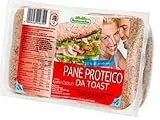 4 Panini Toast Low Carb Pane Proteico Keto Chetogenico - 8 Fette - 260 Grammi