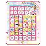 Lexibook Tablet educativo bilingue Unicorno, Giocattolo per Imparare Lettere Numeri vocabolario e Musica, Lingue Francese/Inglese, Rosa, Colore, 1