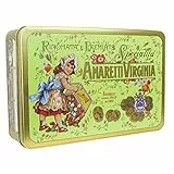 Amaretti Virginia - Rinomata e Premiata Specialita Soft Amaretti - Green Gold Tin - 600g
