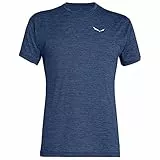 Salewa Puez Melange T-shirt, Uomo, Dark Denim Melange, L