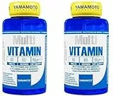 Yamamoto Nutrition Multi VITAMIN integratore alimentare multivitaminico ad ampio spettro con minerali (2 barattoli da 60 compresse)
