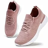 HKR Scarpe Donna Sneakers Moda Strada Running Camminare Fitness Sneakers Traspirante Tennis per Gym Estive Primavera Rosa 36 EU