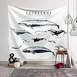 nobrand Hippie Dolphin Pineapple Tapestry Animali Stampati Pianta Arazzo Appeso a Parete Tovaglia Coperta Copriletto Teli Mare