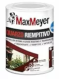 MaxMeyer Pittura per esterni Quarzo Riempitivo Antialga BIANCO 0,75 L