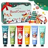 Creme Mani Natalizie, Eleanore's Diary 6 Pezzi Calendario Avvento Crema Mani, Set Crema Mani Mini, Crema Mani Set, Idratazione, Burro di Karitè Hand Cream, Regalo di Natale, Regali Natale Originali