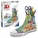 Ravensburger- Puzzle 3D Sneaker Graffiti Style, RAP125975