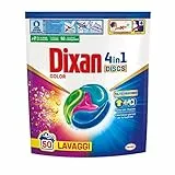 Dixan Discs Color, Detersivo Lavatrice in Capsule, 50 capsule (lavaggi)