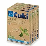 Cuki Sacchetti Gelo biodegradabili e compostabili in MATER-BI - 23 x 32 cm - 2,5 L - 60 pz, 4 Confezioni