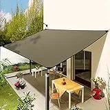 JEMULICE Tenda a Vela Rettangolare 2x3m Impermeabile, Vela Ombreggiante PES 95% Protezione UV, Vela Ombreggiante Parasole Poliestere Antistrappo per Esterno, Piscina, Giardino, Terrazza