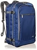 Amazon Basics - Zaino da viaggio/bagaglio a mano, Taglia unica, Blu navy - 50L