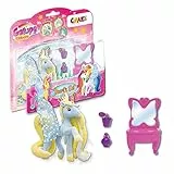 GALUPY CRAZE Beauty Set di Giochi Unicorno Bambina Giocattoli Bambini 3 Anni, Unicorni da Collezione con accessori di bellezza, 42137