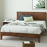 ZINUS Vivek 30 cm Telaio per letto a piattaforma in legno deluxe con testiera | Supporto a doghe in legno | Facile da montare | 160 x 190 cm | Antique Espresso
