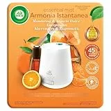 Airwick Armonia Istantanea, Confezione con 1 Diffusore di Oli Essenziali e 1 Ricarica alla Fragranza di Mandarino e Arancia Dolce Energizzanti