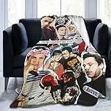 shenguang Sebastian Stan Coperte ultramorbide in Peluche Leggere Coperte in Micropile per Sedia per Tutte Le Stagioni 50 'X40'