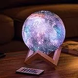 Nestling Luce Notturna Bambini, 16 Colori Regolabile Lampada USB Ricaricabile da Comodino a LED, per Camera da Letto, Soggiorno