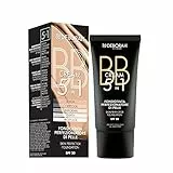 Deborah Milano - BB Cream Fondotinta Viso 5 in 1, 04 Apricot, Effetto Antiossidante, Minimizza le Imperfezioni e Dona una Pelle Levigata e Nutrita, 30 ml