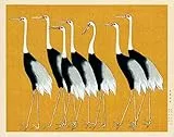 Japanese Woodblock Art Flock of Japanese Red Crown Cranes by Ogata Korin Japanese Art Prints Japanese Wall Art Japanese Decor Japan Poster (46cm x 61cm)