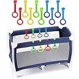 Rovtop 10 Pezzi Anelli Box Bambini, Anelli per Culla e Lettino, Aiuta il Bambino a Imparare a Stare in Piedi (Taglia grande)