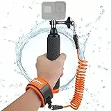 Impugnatura Galleggiante Bastone Impermeabile in Alluminio Selfie con Testa Supporto per Action Cam con Cinturino da Polso Kit Subacqueo per GoPro Hero 12 11 10 9 8 Insta360 DJI