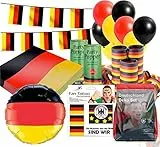 Set di decorazioni XXL per i tifosi della Germania con oltre 50 pezzi per i Mondiali di calcio del 2022