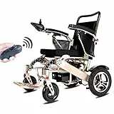 Carrozzina Elettrica,Motore da250WDoppio Con funzione di piegatura automatica a distanzaSedia A Rotelle Elettrica Pieghevole,6 marce possono essere regolateAdatta per DisabiliCarico massimo330lb ,A