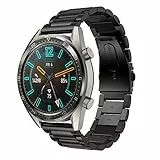 Supore Cinturino Compatibile con Huawei Watch GT2 46mm/Watch GT Active/Watch 2 PRO/Honor Watch Magic/Galaxy Watch 46mm/Gear S3/Gear 2, Cinturino di Ricambio in Acciaio Inossidabile da 22 mm
