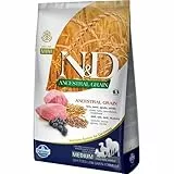 N&D ANCESTRAL GRAIN DOG LAMB, SPELT, OATS AND BLUEBERRY ADULT MEDIUM & MAXI 12KG